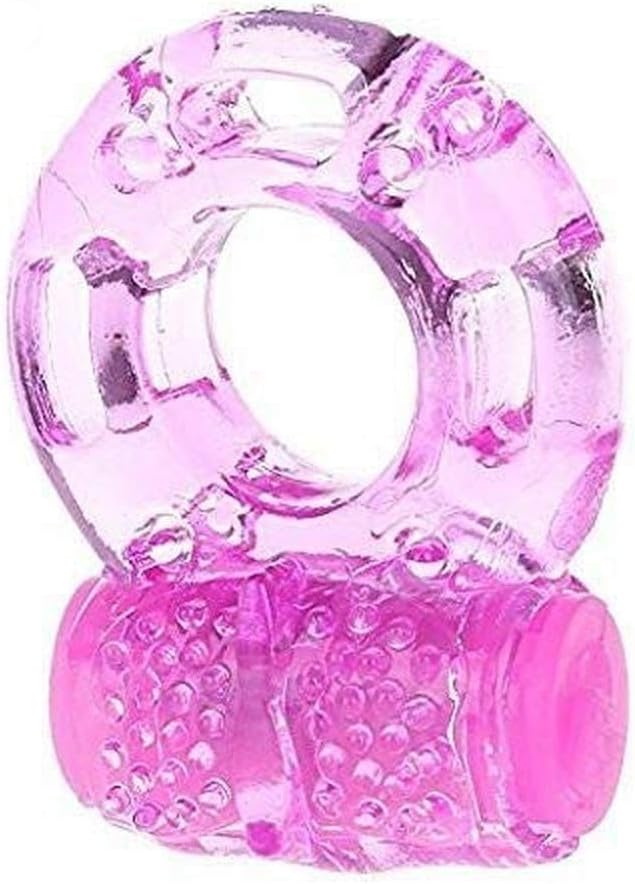 4 PCS Powerful Butterfly Vibration Lock Rings (red)
