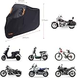 RunSnail Waterproof Motorcycle Cover XXL 210D Oxford Fits Up To 104" view 5