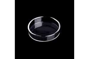 WEAVERBIRD 60mm Aquarium Shrimp Feeder Dish Glass Fish Tank Feeding Bowls Round Clear Dishes Tray