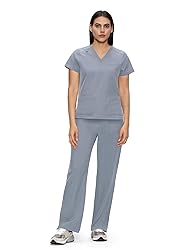 floralhue Scrubs for Women, V-Neck Scrubs Top
