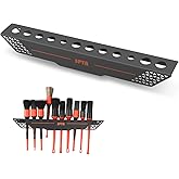 SPTA Car Detailing Brush Holder Detail Brush Rack Detailing Brushes Organizer, Ideal for Garage Workshop, Putting 12 car Detailing Brushes