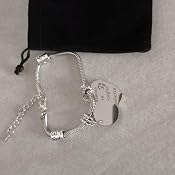 Bracciale Donna In Acciaio Inox Con Ciondolo E Incisione 'Chi Semina Amore Raccoglie La Felicità', Misura Regolabile, Argento, Confezione Regalo - 6