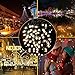 MZD8391 Upgraded 66FT 200 LEDs Christmas String Lights Outdoor Indoor - 100% UL CERTIFIED - For Wedding, Party, Patio, Porch, Backyard, Garden Decoration, Warm White