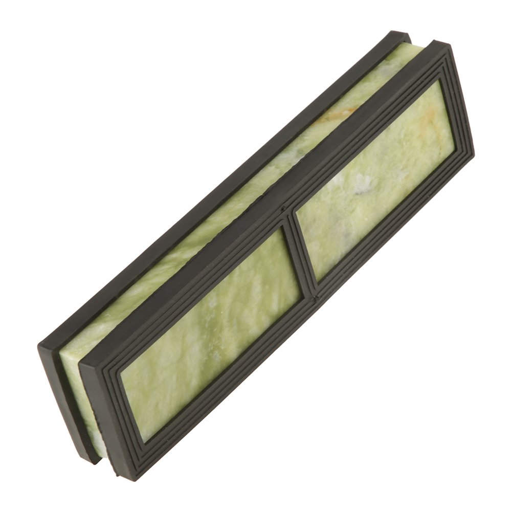 Hilitand Knife Sharpener, Natural green jade 10000 Grit Fine Whetstone with Draining Base - Image 5
