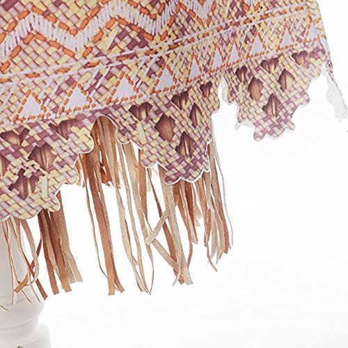 ROMASA Moana Costume Girls Adventure Outfit Cosplay Two-Piece Dress up Skirt Set (3.61ft/3-4Y)