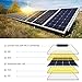 SUAOKI 150W 18V 12V Solar Panel Charger Monocrystalline Flexible Cell with Solar Connector Charging for RV Boat Cabin Tent Car (Compatibility with 18V and Below Devices)