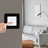 JJWNMLL 4 Pcs Light Switch Cover Plates Black 3.38 Inch Surround view 5