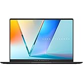 ASUS Vivobook S 14 OLED Slim Laptop, AMD Ryzen AI 9 365(10 Cores), 24GB, 512GB SSD, Customizable RGB Keyboard, Neutral Black, M5406WA-DS76