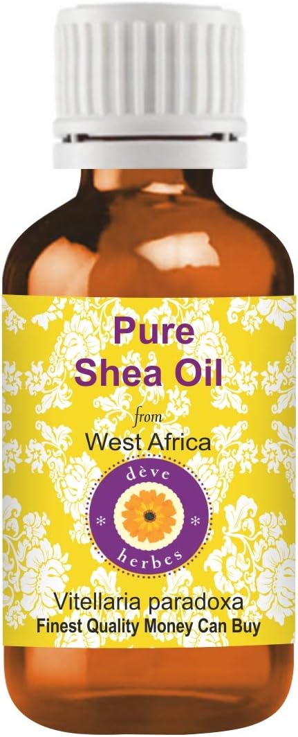 Deve Herbes Pure Shea Oil (Vitellaria paradoxa) Non-Sticky, 15 ml (Pack of 1)
