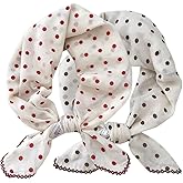 Pemilosci 2 Pack Large Cotton Bandana Headband, Head Wrap, Protective Coverage, Hair Neck Scarf for Women 28 x 28 inch