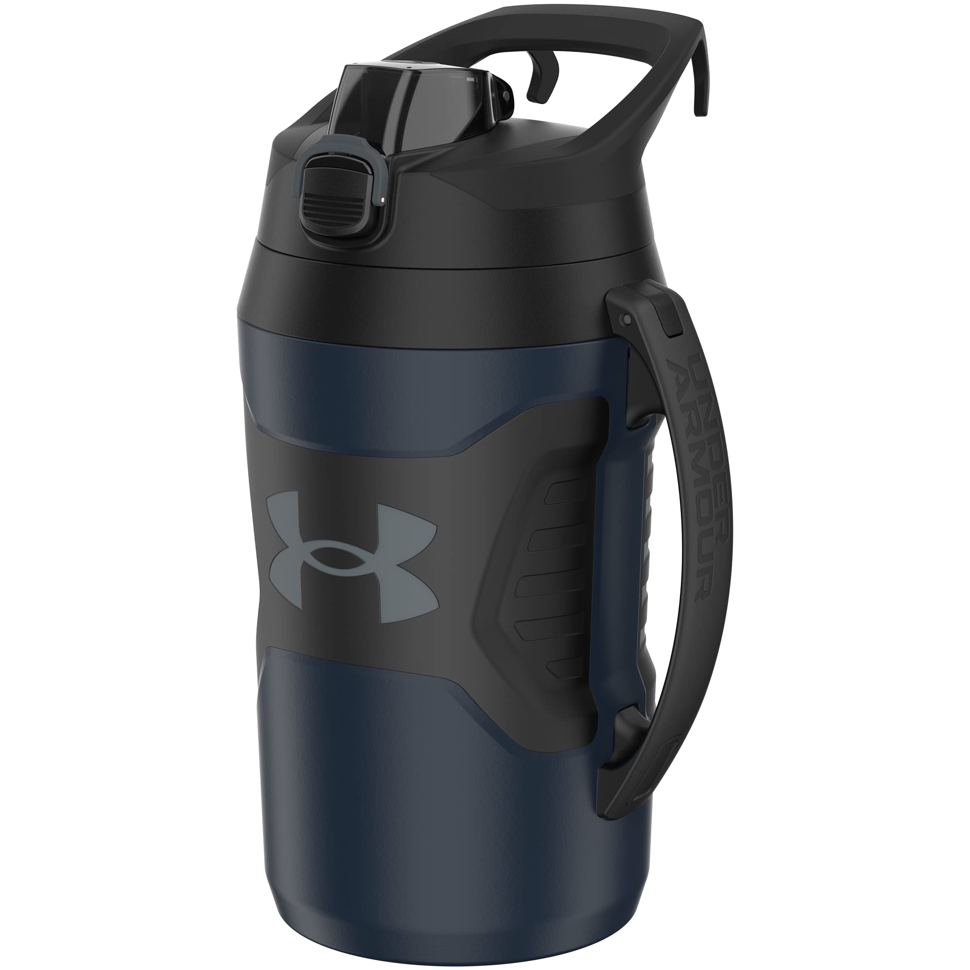 Photo 1 of Under Armour Half Gallon Water Bottle Insulated, 64oz Insulated Water Bottle with Handle, Sports Water Jug, Fence Hook, Leak Resistant, for Baseball, Football & More
