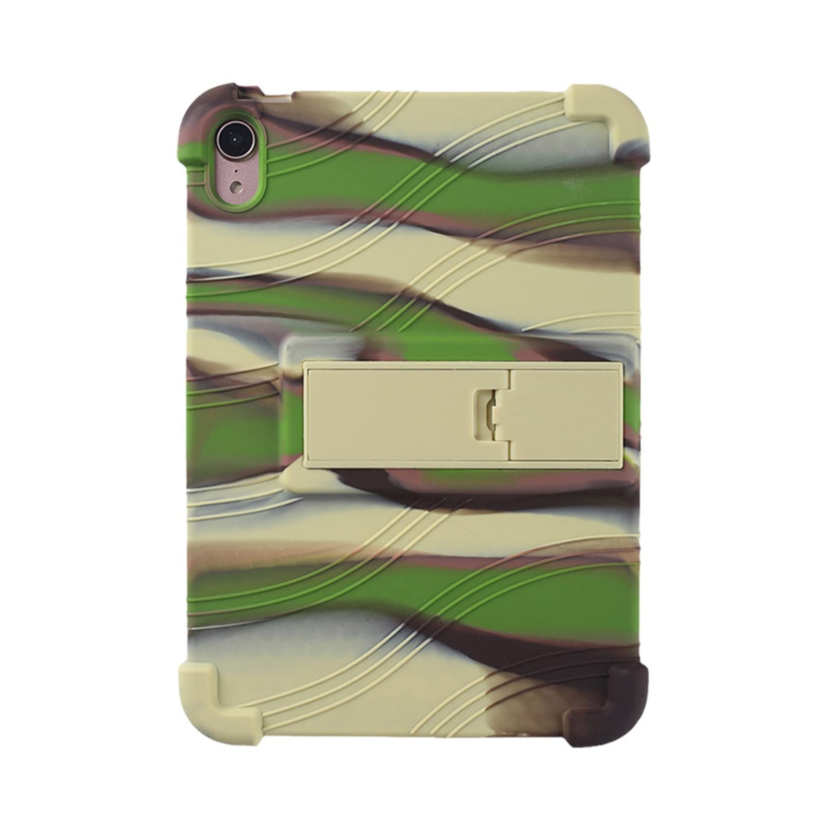 ORANXIN Case for iPad mini6 - Soft Silicone Shockproof Stand Rubber Shell Protective Cover for iPad mini 6 Model A2567 Tablet 8.3 Inch 2021