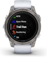 Garmin Epix Pro Gen 2 Sapphire 47mm Smartwatch AMOLED GPS Flashlight White Stone view 2