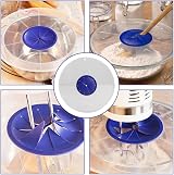 Deruaku Silicone Mixing Bowl Cover 30cm/11.8inch Splash Guard Lid view 7