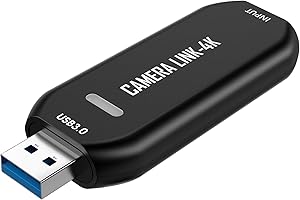 VIXLW Cam Link 4K – External Capture Card for DSLR Camcorder ActionCam as Webcam, HDMI to USB 3.0, Meet/Stream/Record in 4K60