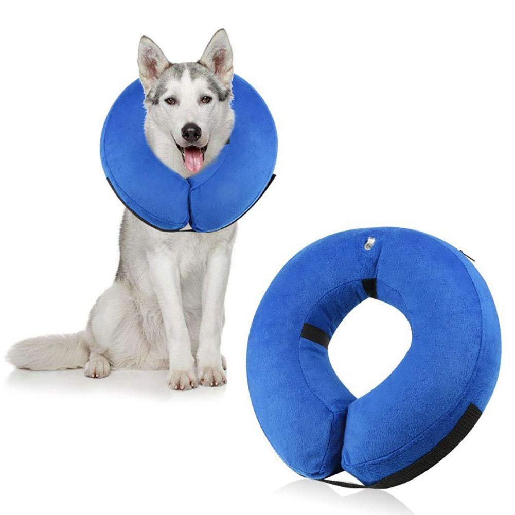 Adjustable Inflatable Recovery Collar for Dogs and Cats, S (Neck Cirfumference: 18-30cm / 7-12in)