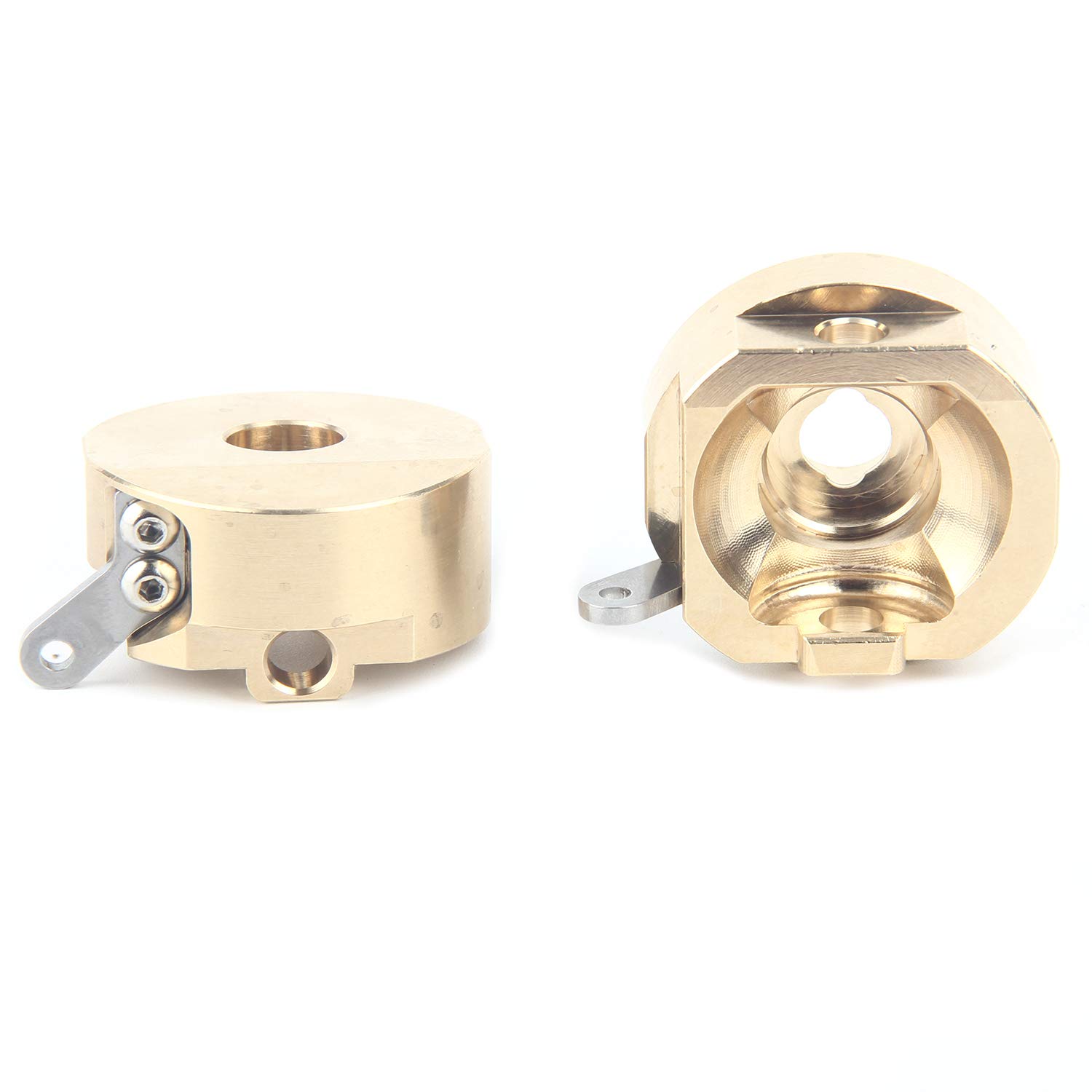 LCX Racing 1/10th RC Crawler Car CNC Machined Front Axles Weight AR44 Steering Knuckles for Axial SCX10 II 90046 90047, Upgrades Parts Accessories