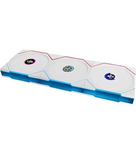 UNI FAN TL WIRELESS 120 ホワイト 2個セット Lian Li UNI Fan TL - Wireless 120 - Triple Pack (Reverse