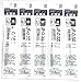 Zebra Sarasa Clip 0.3 Gel Ballpoint Pen Black Ink Refills, 0.3mm, Set of 5 (Japan import) [Komainu-Dou Original Package]