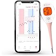 Shecare Digital Basal Body Thermometer for Ovulation with Backlight LCD Display Backlit,Fertility BBT Thermometer High Precision Oral Thermometer,Accurate 1/100th Degree Works with Shecare APP