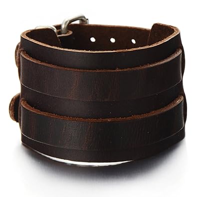 pulseras de cuero hombre para grabar