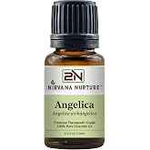 Nirvana Nurture Angelica Essential Oil, 100% Pure Undiluted, Aromatherapy Oil for Diffuser, Hair &amp; Skin Care