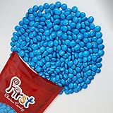 m&m Blue Milk Chocolate Candy 1 Pound Resealable Pouch Bag