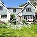 16 Feet Giant Spider Web with Super Stretch Cobweb Set with 2 Small Spider for Halloween Decorations Outdoor Yard House Ornament