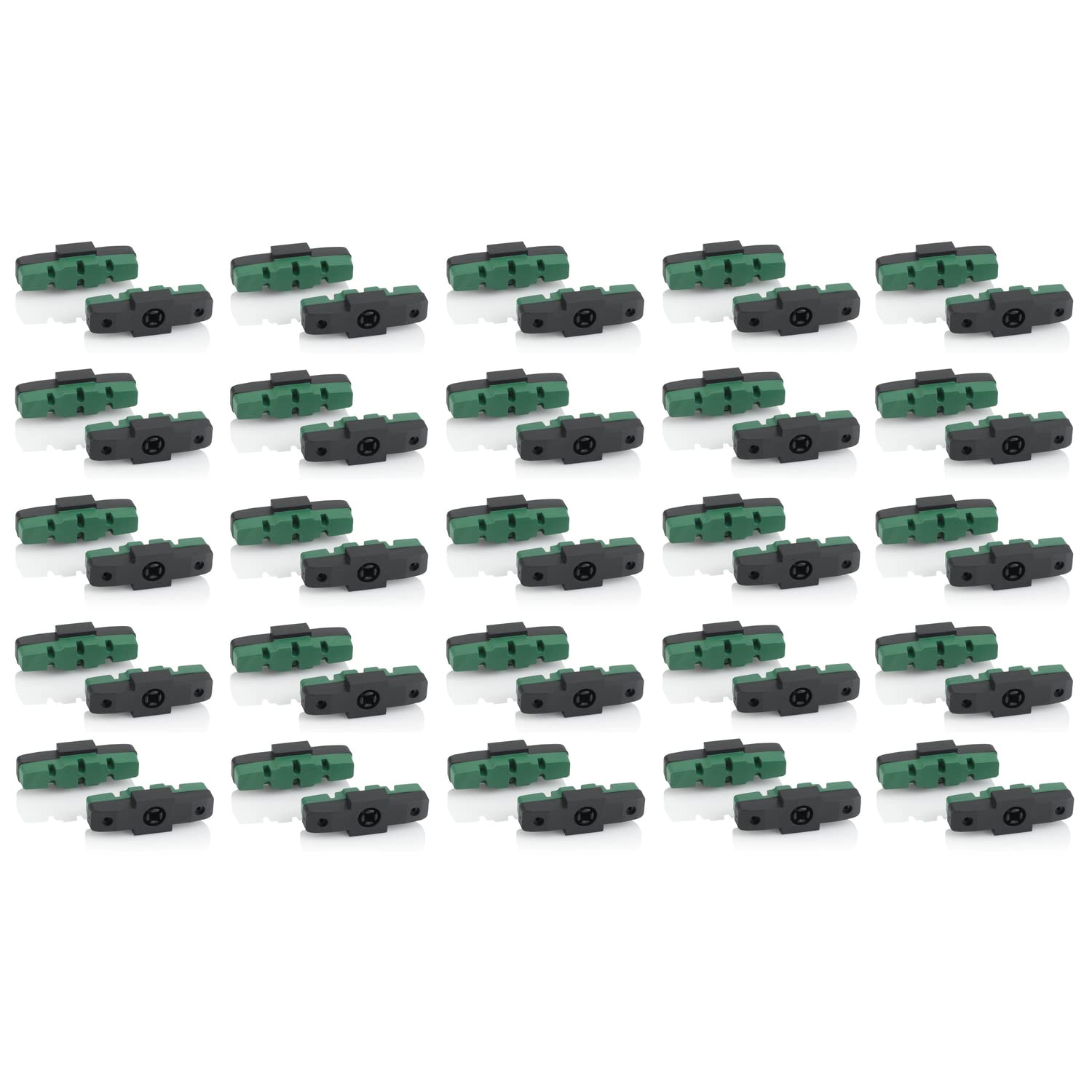 XLC Unisex - Adult BS-X42 Brake Shoes, Green, 50mm