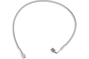 TUCKBOLD AN4 Turbo Oil Feed Line Kit 26" Pressure Remote Turbocharger Oil Drain Return Line with Adapter 1 Set