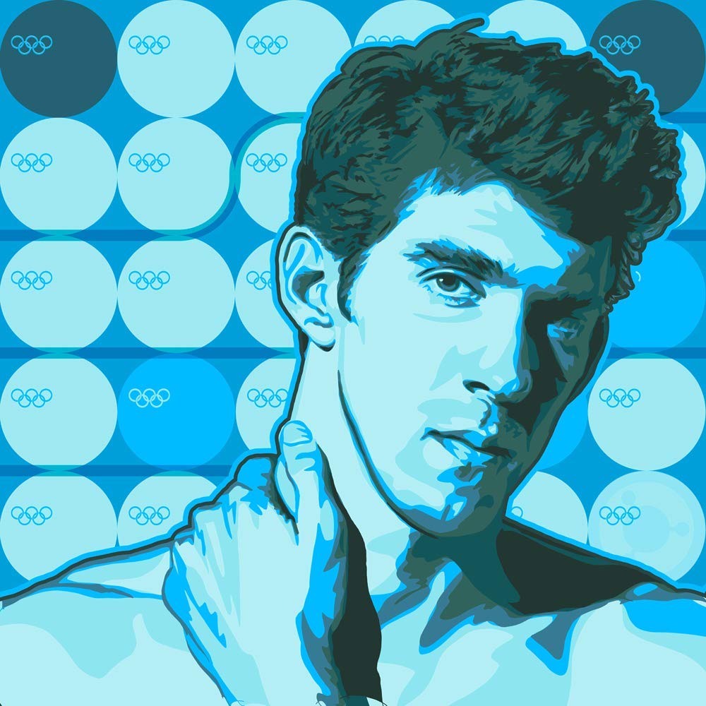Amazon Com Michael Fred Phelps Ii Poster Print Handmade
