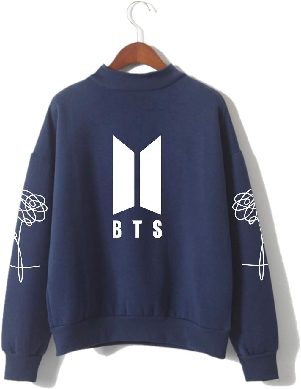 SERAPHY Unisex Music Group Hoodies Love Yourself Music Group Jumper Turtleneck Sweatshirt for Army Suga Jin Jimin Jung Kook J-Hope Rap-Monster V
