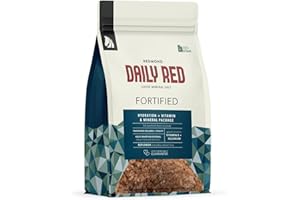 REDMOND Daily Red Complete Wellness, Fortified Mineral Mix Supplement for Horses (5 LB)