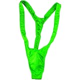Amazon.com: WIIPU Borat style mankini swimsuit sling thong ...