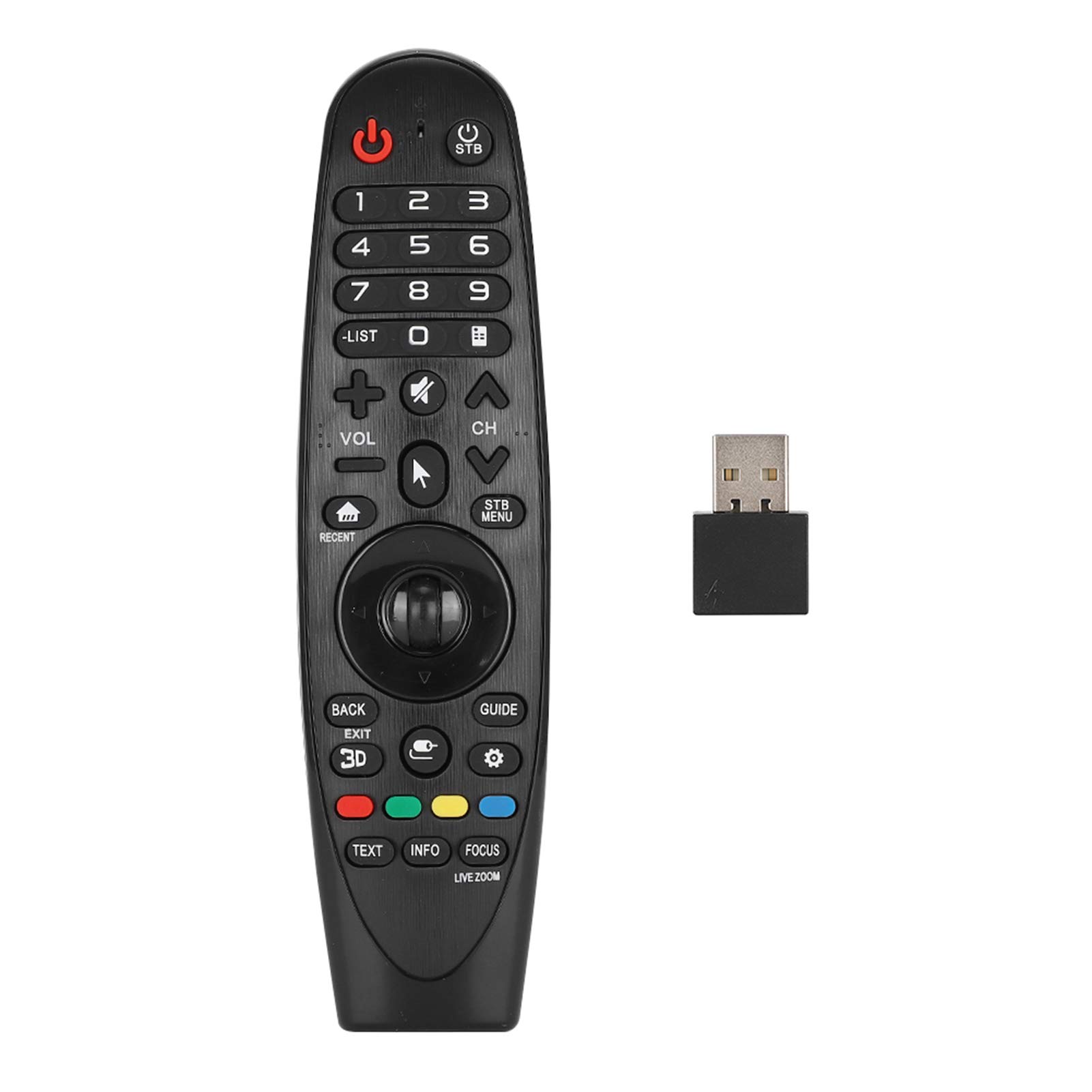 Magic TV Remote Control for LG, 10m Transmission Distance Professional Replacement Remote Control for LG TV AN-MR650 42LF652v AN-MR600 55UF8507