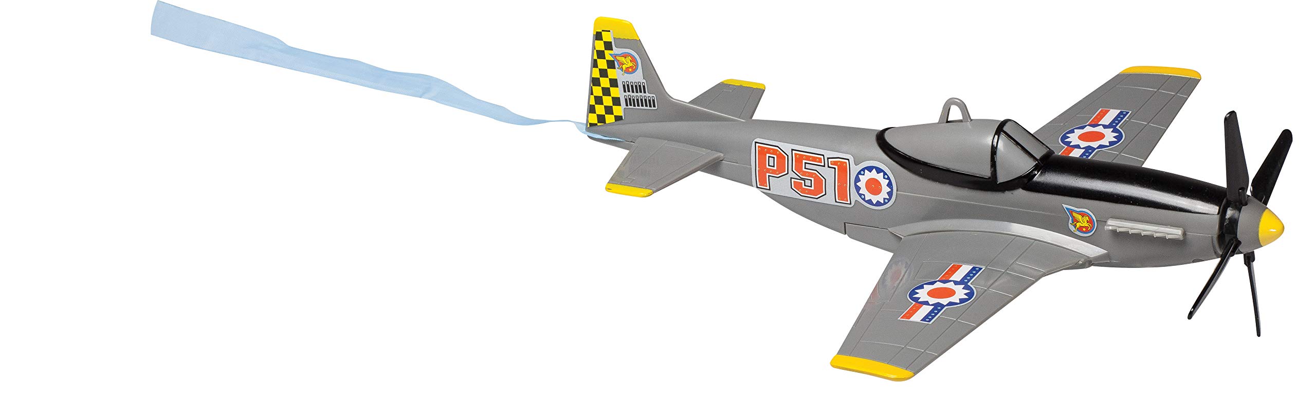 Daron Sky Fighter Flying Toy on a String , Grey