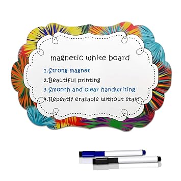 Sunnyac Pizarra blanca magnética de borrado en seco para ...