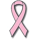 Magnet Me Up Support Breast Cancer Awareness Month, Pink Ribbon Magnet Decal, 3.5x7 Inches, Heavy Duty Automotive Magnet for Car Truck SUV, Any Magnetic Surface, Great Gift Idea, Crafted in USA
