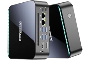 DreamQuest Mini PC Windows 11 Pro Preinstalled, N150 Mini Computers (up to 3.6GHz) 16GB DDR4 512GB M.2 SSD, 2*USB C, 2*HDMI, 2*USB 3.2, Dual LAN,WiFi 6, Bluetooth 5.3, Support 4K 60Hz