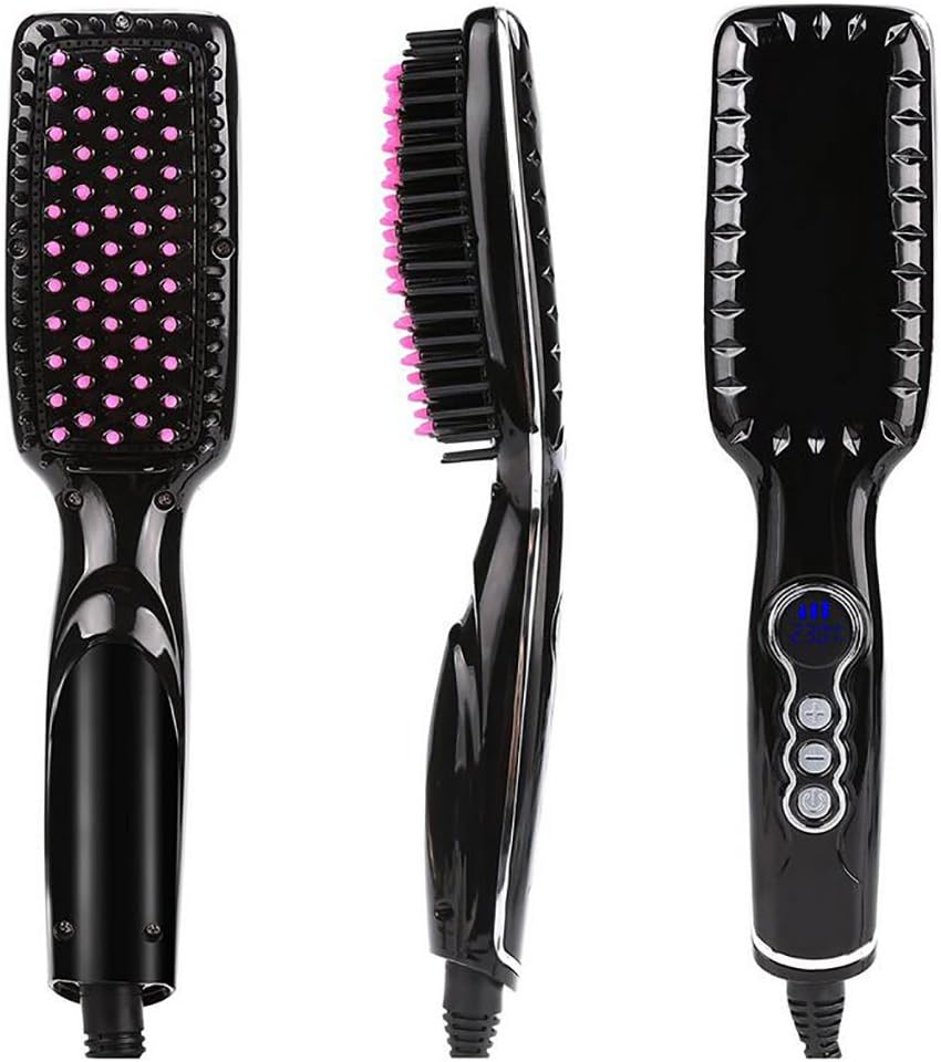 8S Fast Straight Smooth Comb Hair Brush 30S Fast Heating 110V ~ 220V Use Anti-Hurt Protection Anion Free