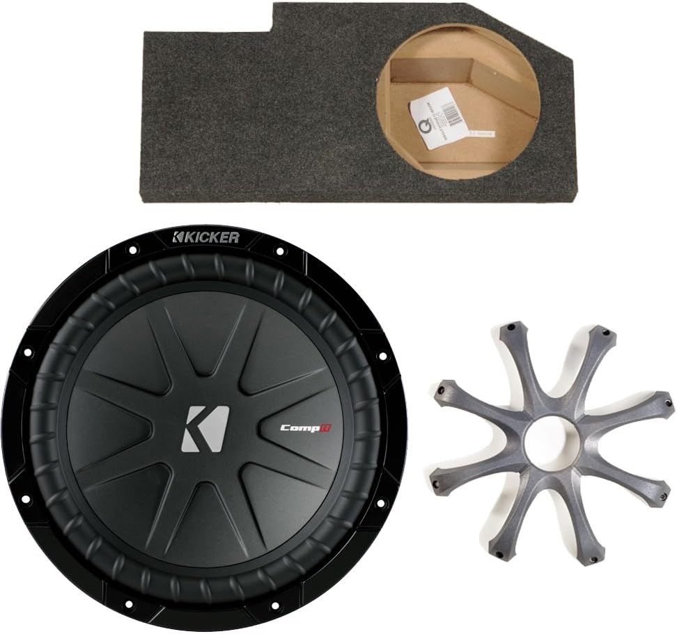 Kicker for Dodge Ram Quad/Crew 0215 10" CompR in Box W/Protective Grille Car