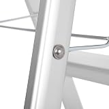 SONGMICS 3 Step Aluminium Ladder 150 kg Load Capacity Silver Black GLT23K view 8