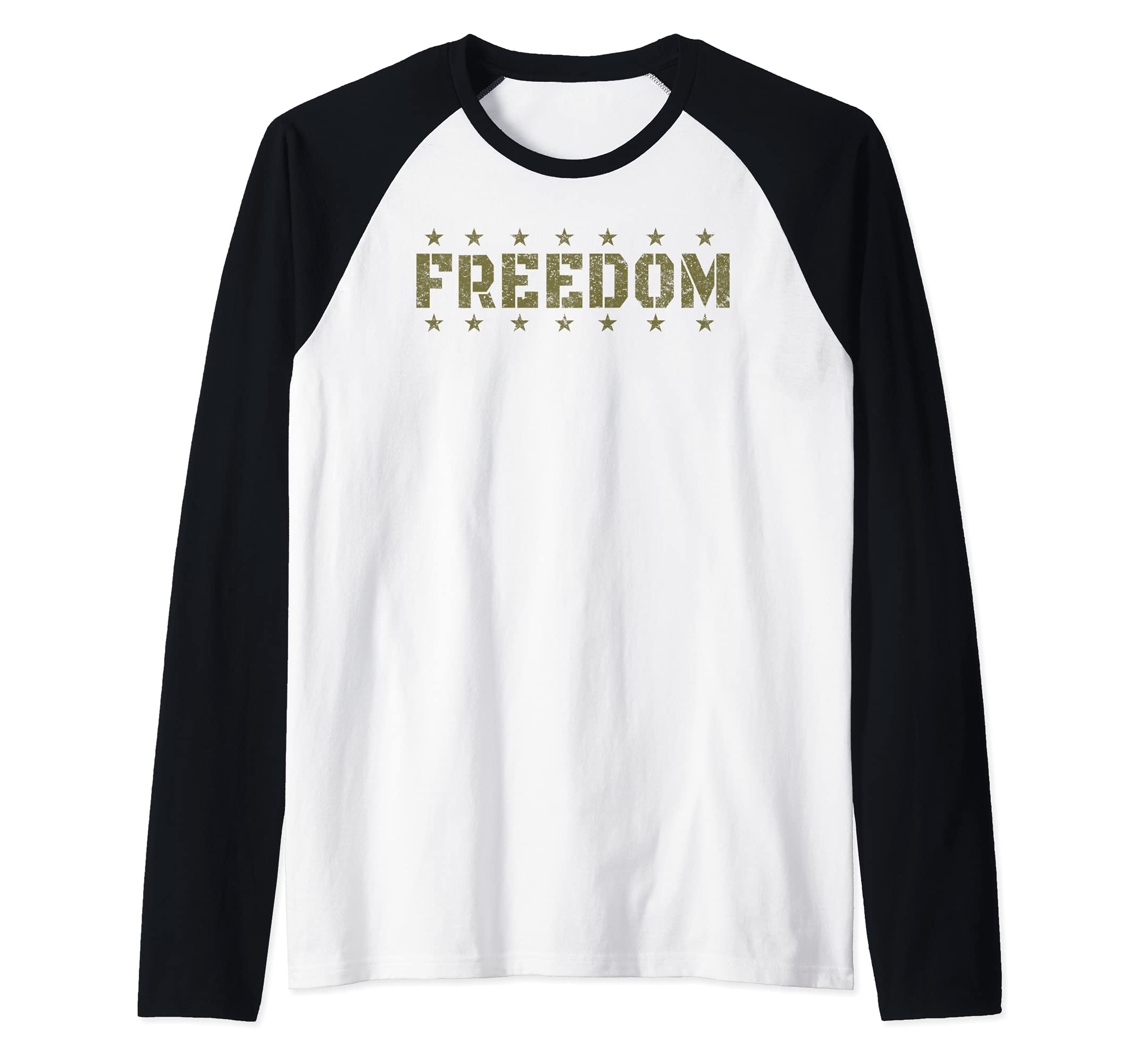 FREEDOM Raglan Baseball Tee