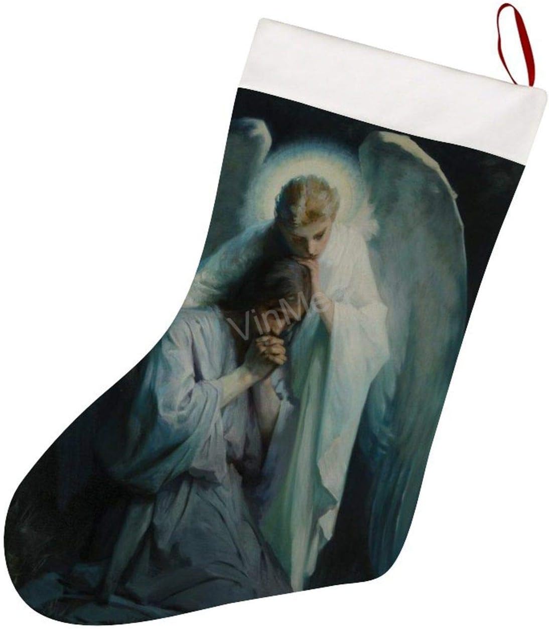 VinMea Christmas Stocking 18" - Agony-in-The-Garden-Frans-Schwartz Christmas Stocking Boot Sock Xmas Deluxe Santa Christmas Traditional 1 Pcs
