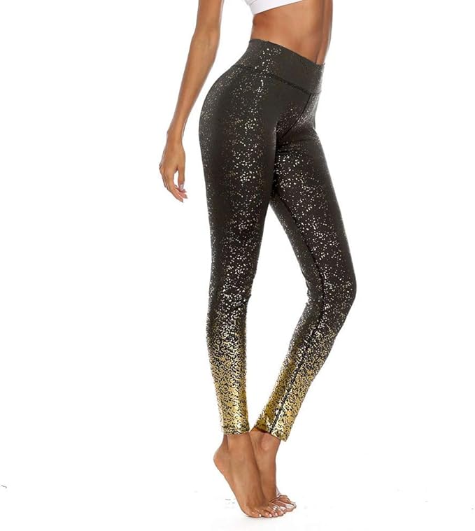 glitter yoga pants