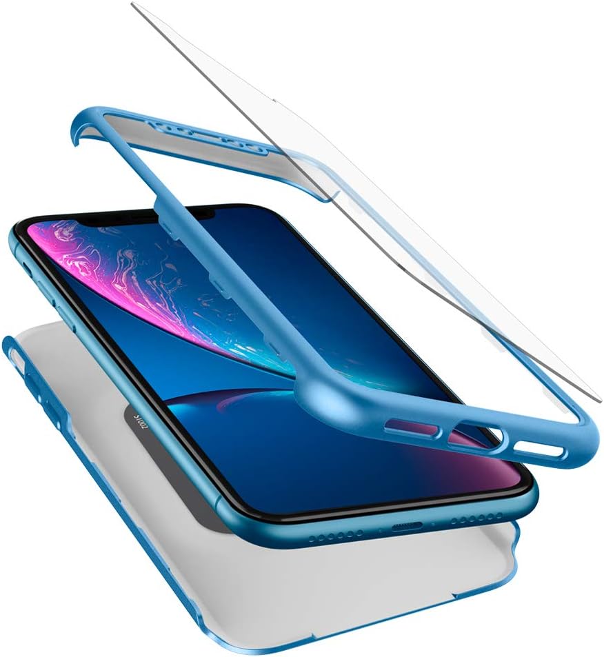Spigen Thin Fit 360 Designed for Apple iPhone XR Case (2018) - Blue