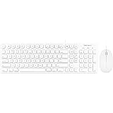 Macally 103 Key USB Wired Keyboard with Apple Shortcut Keys and 3 Button USB Optical Mouse Combo for Mac and PC (MKEYECOMBO)