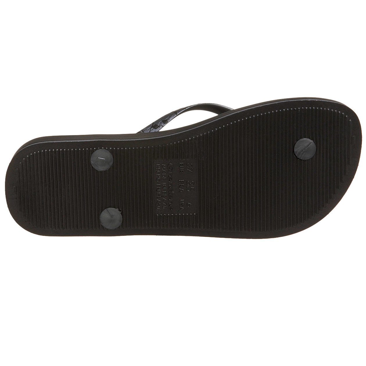 rider women's romantic thong, black/silver/dark grey, 10 m