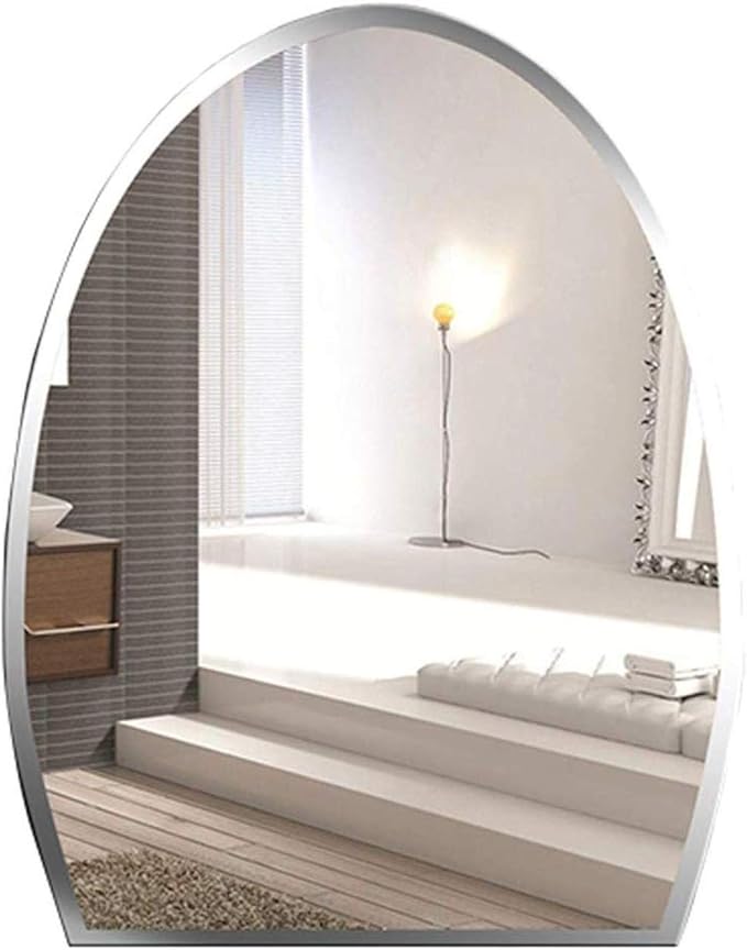 DNSJB Espejo de pared moderno sin marco, contemporáneo, con parte