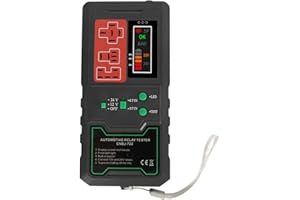 Relay Tester, 12/24V Compact Cordless Automotive Diagnostic Pro Tester, Relay Test Jumper with LED Display, Equipped with 2 B
